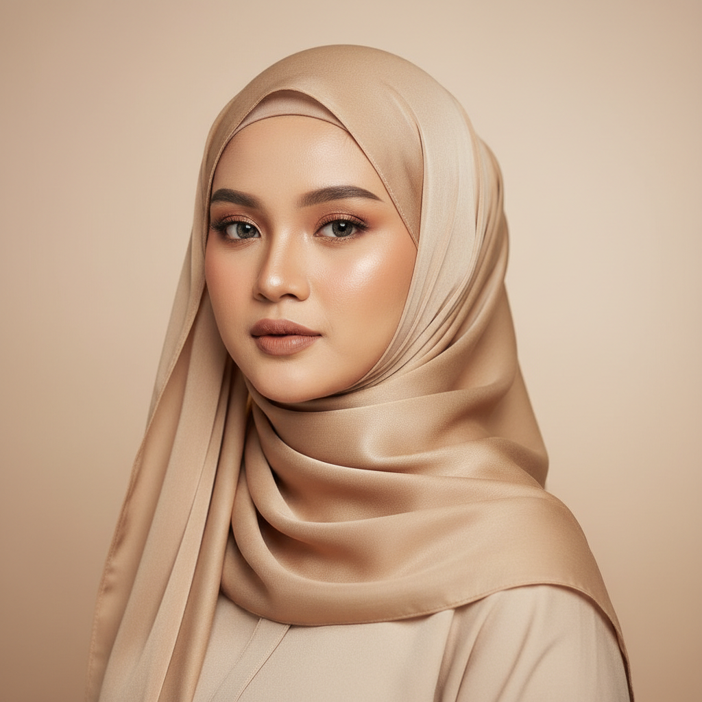 Umama Scarves Box Edited Ginee - Kerudung Motif Hijab Segi Empat Premium Umama Scarves (include box + brooch)