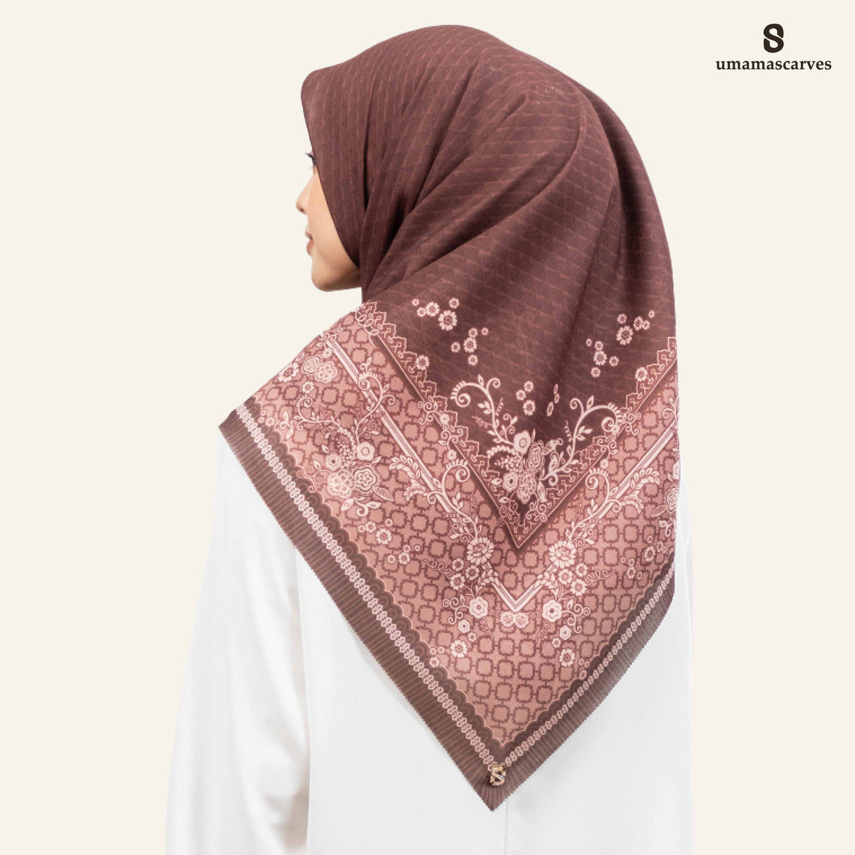 Umama Scarves - Voal Persia Digital Logo ( S )