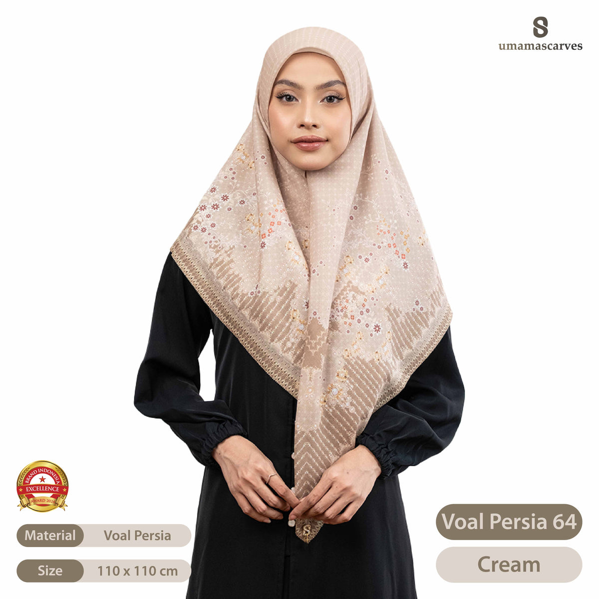 Umama Scarves - Voal Persia Digital Logo ( S )