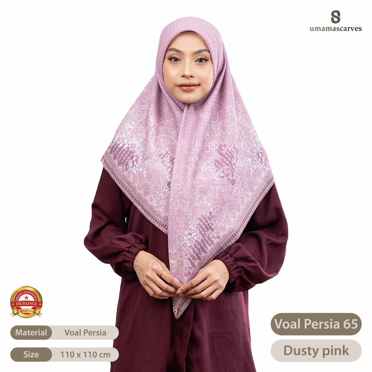 Umama Scarves - Voal Persia Digital Logo ( S )