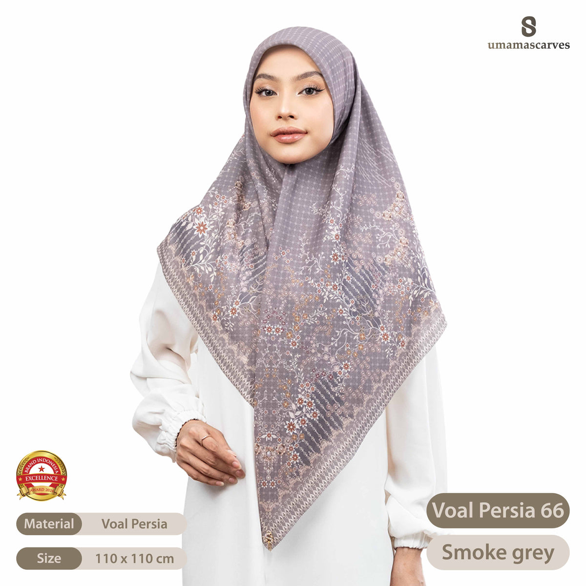Umama Scarves - Voal Persia Digital Logo ( S )