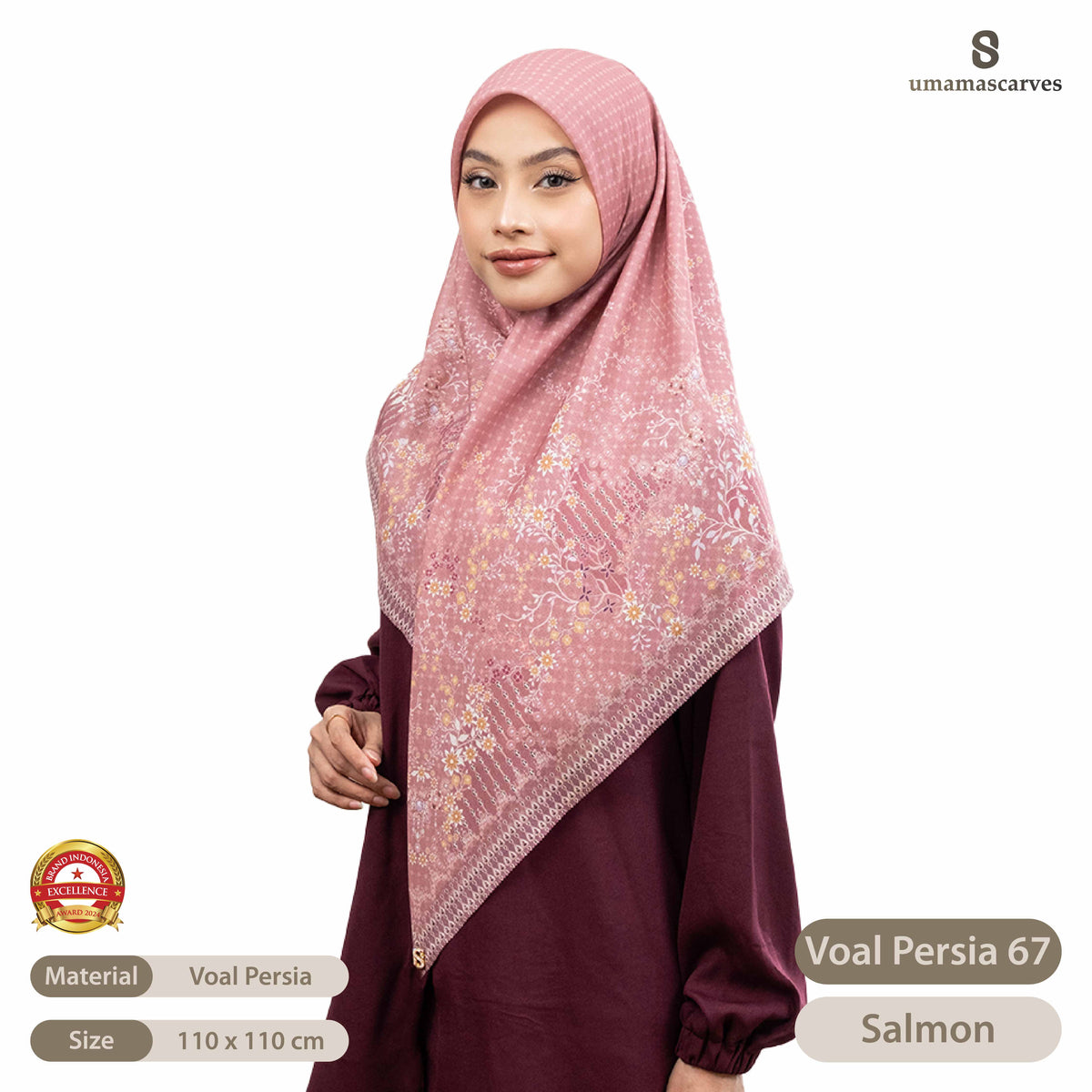 Umama Scarves - Voal Persia Digital Logo ( S )