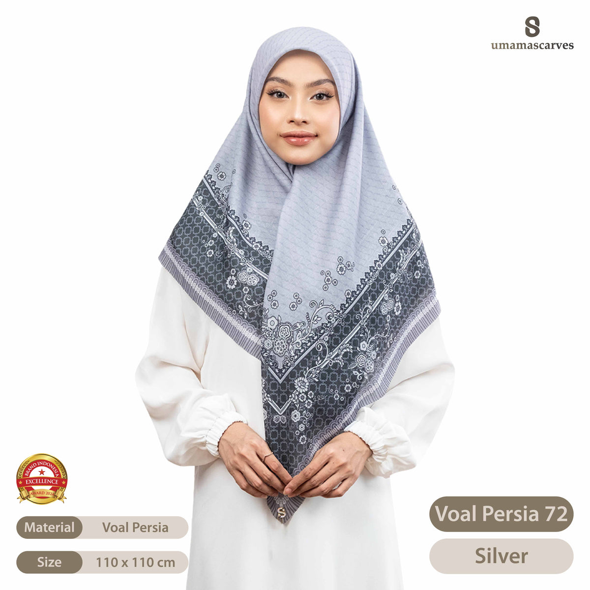 Umama Scarves - Voal Persia Digital Logo ( S )