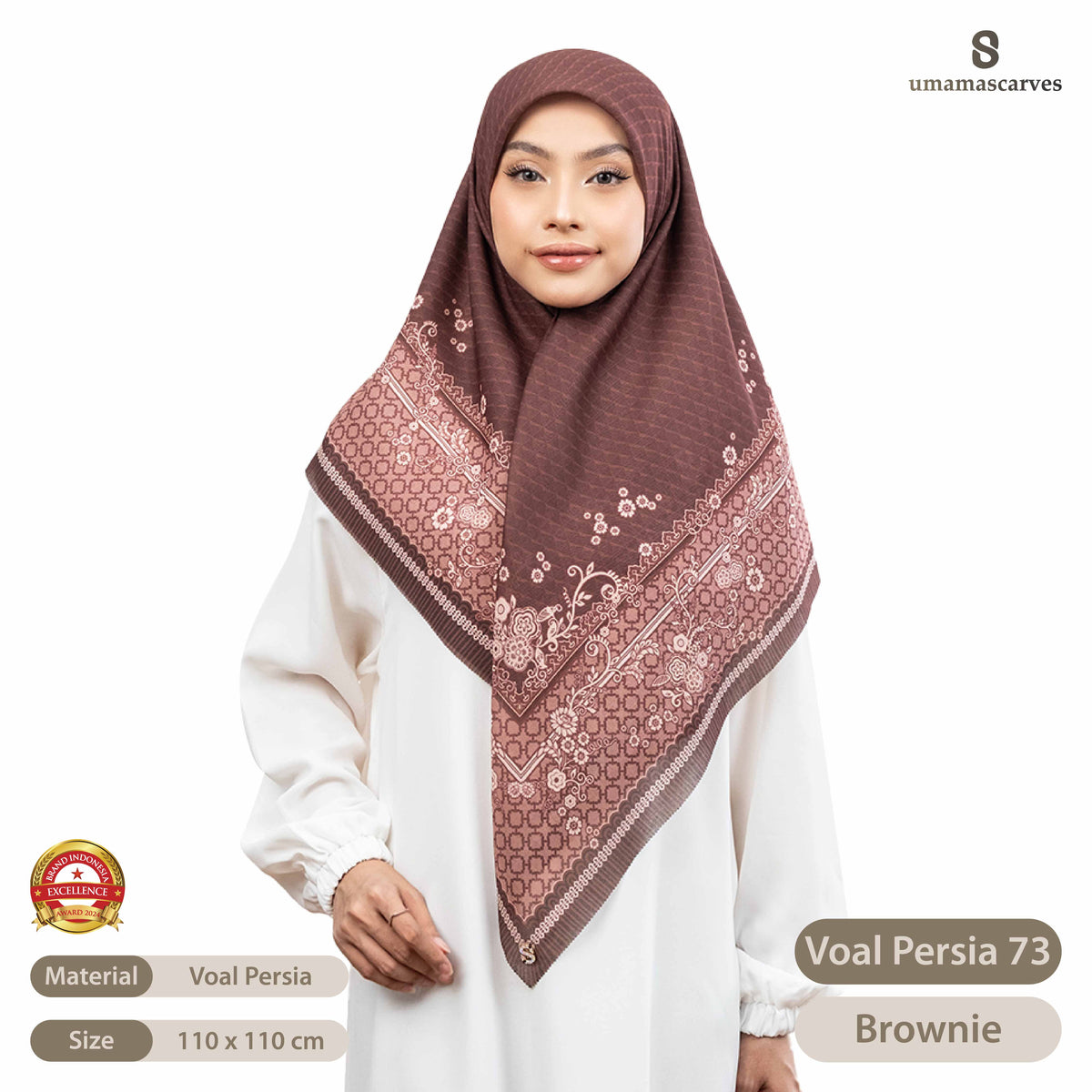 Umama Scarves - Voal Persia Digital Logo ( S )