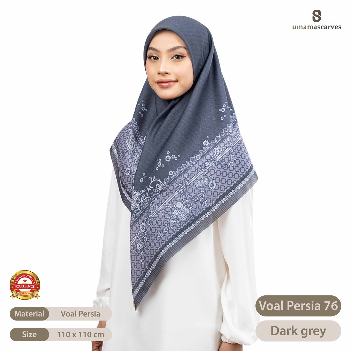 Umama Scarves - Voal Persia Digital Logo ( S )
