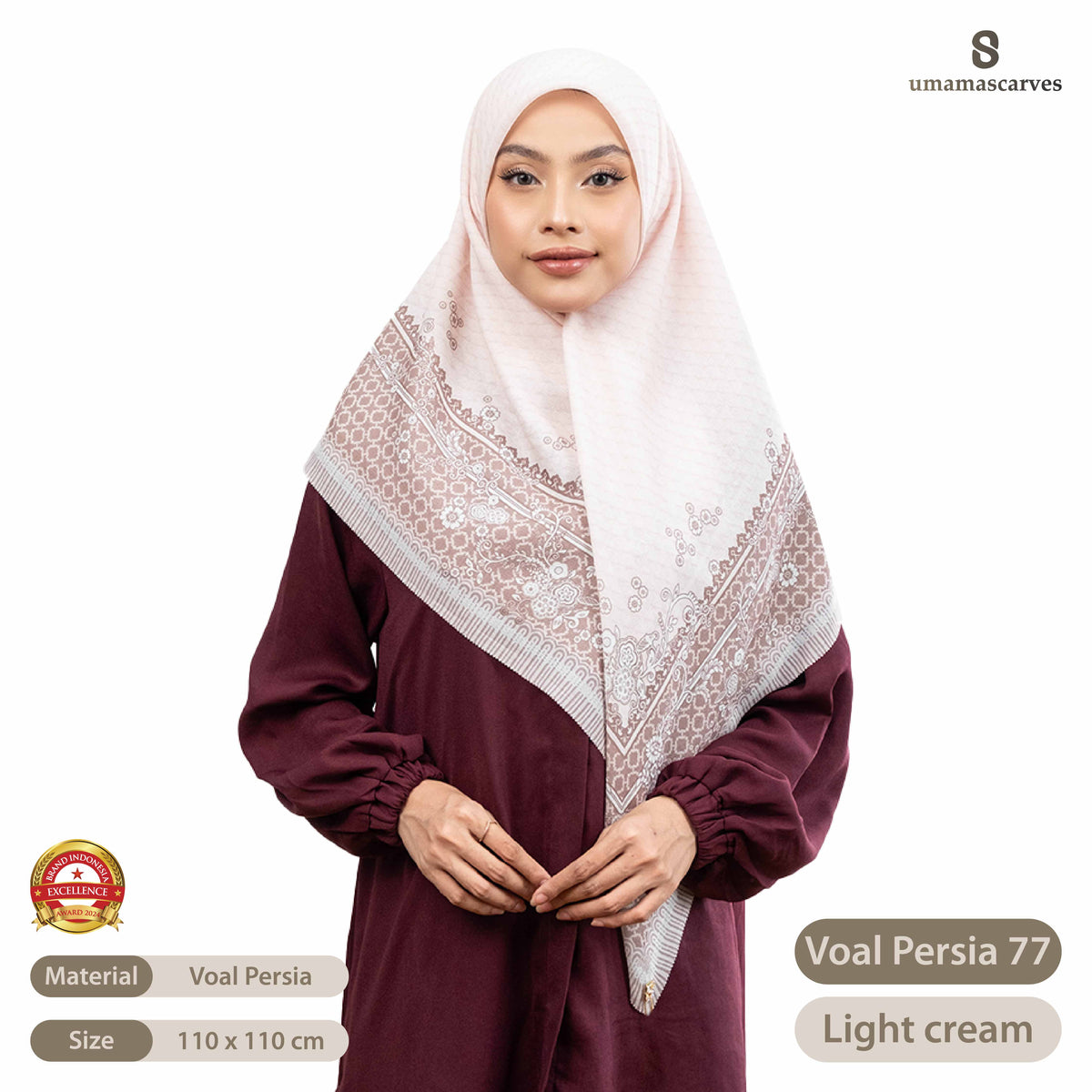 Umama Scarves - Voal Persia Digital Logo ( S )