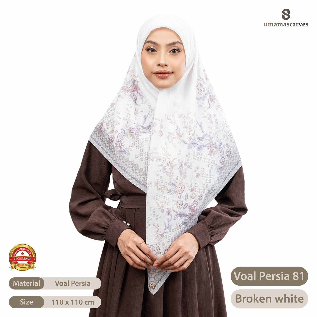 Umama Scarves - Voal Persia Digital Logo ( S )