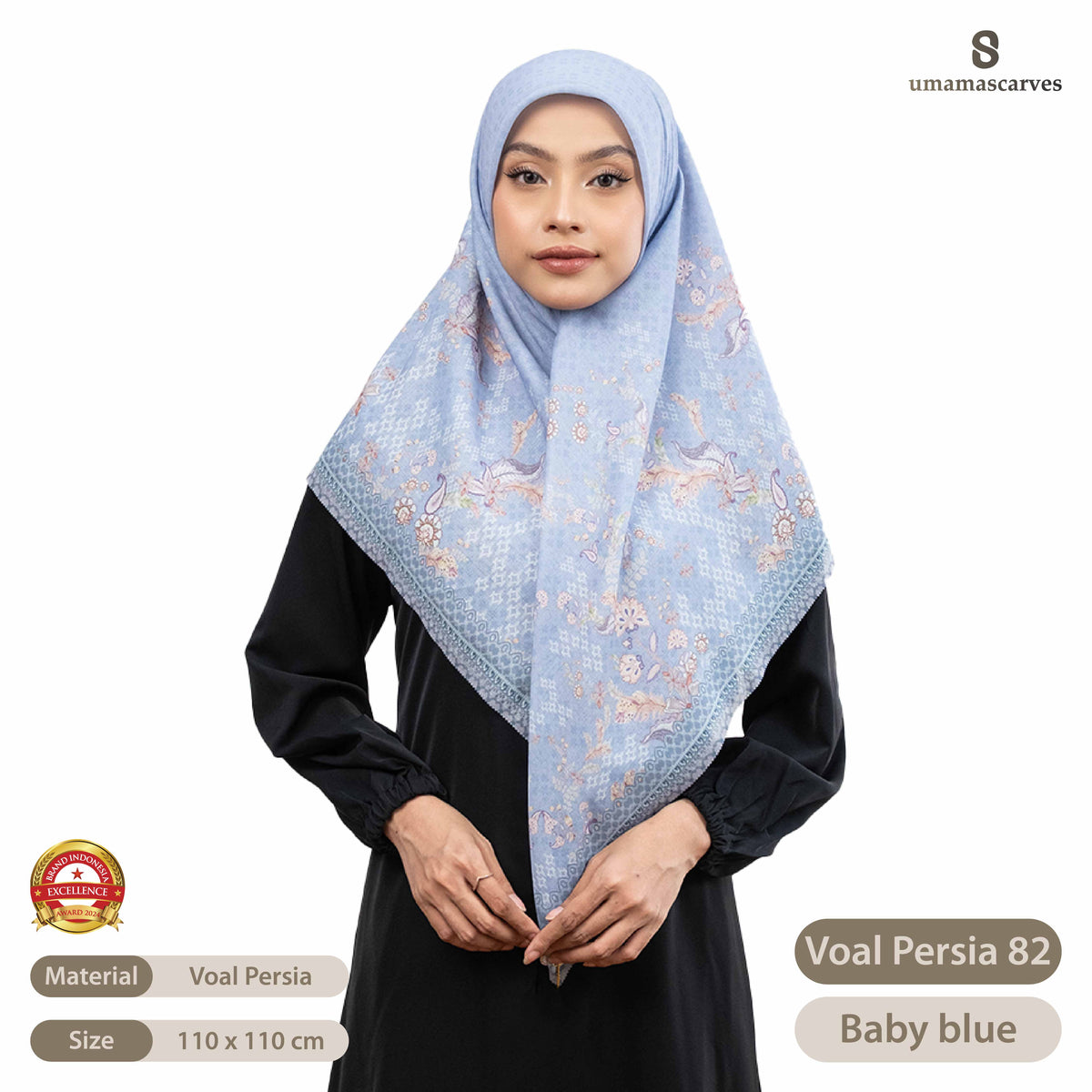 Umama Scarves - Voal Persia Digital Logo ( S )