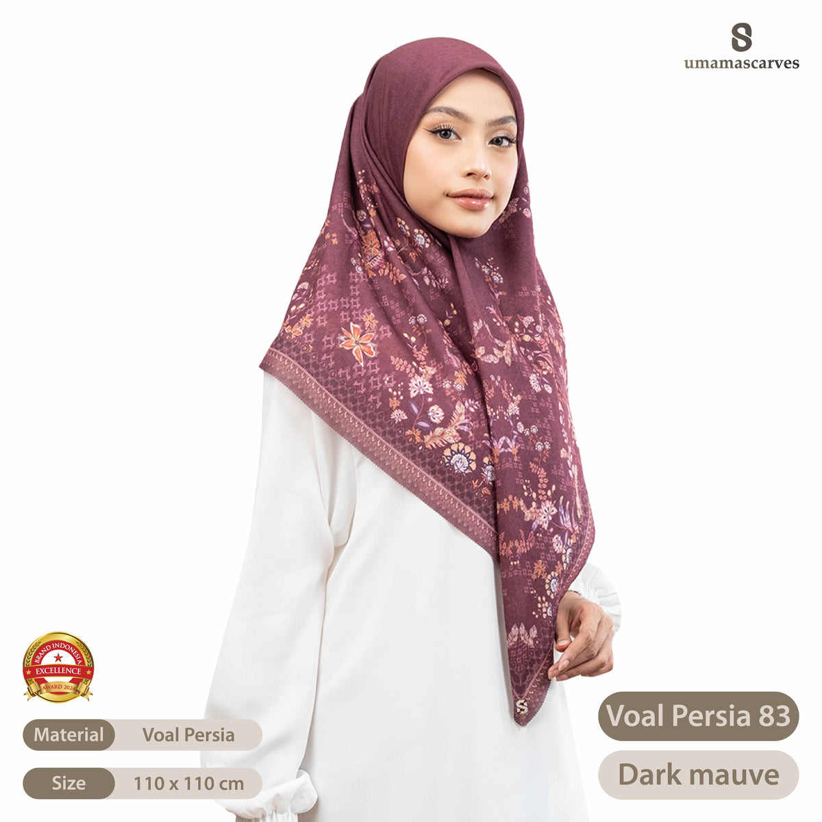 Umama Scarves - Voal Persia Digital Logo ( S )