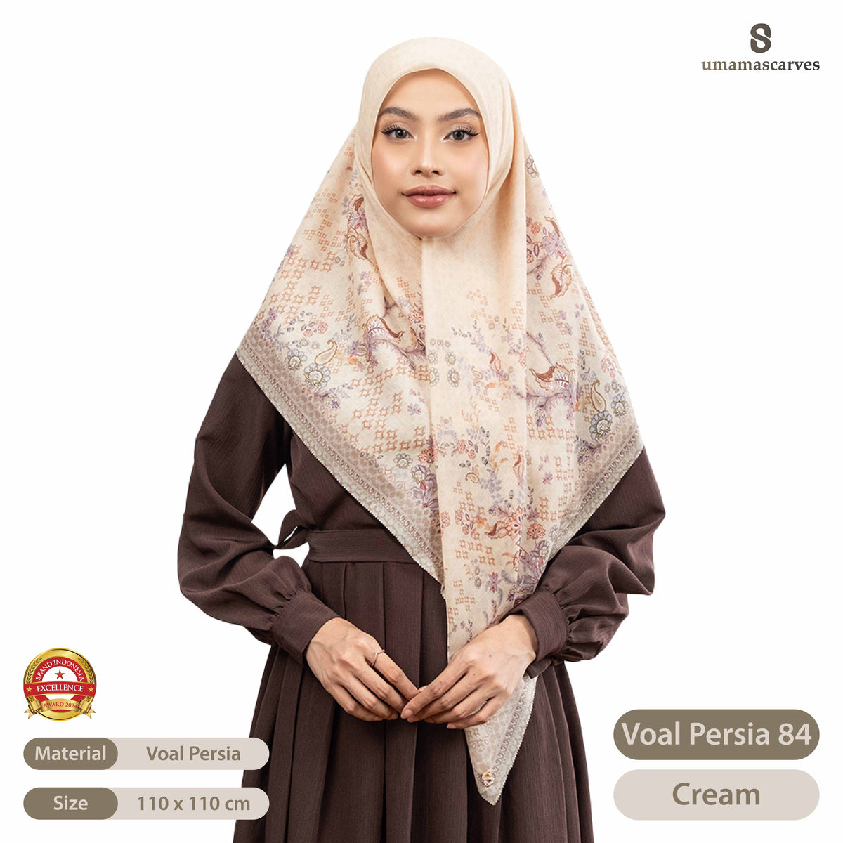 Umama Scarves - Voal Persia Digital Logo ( S )