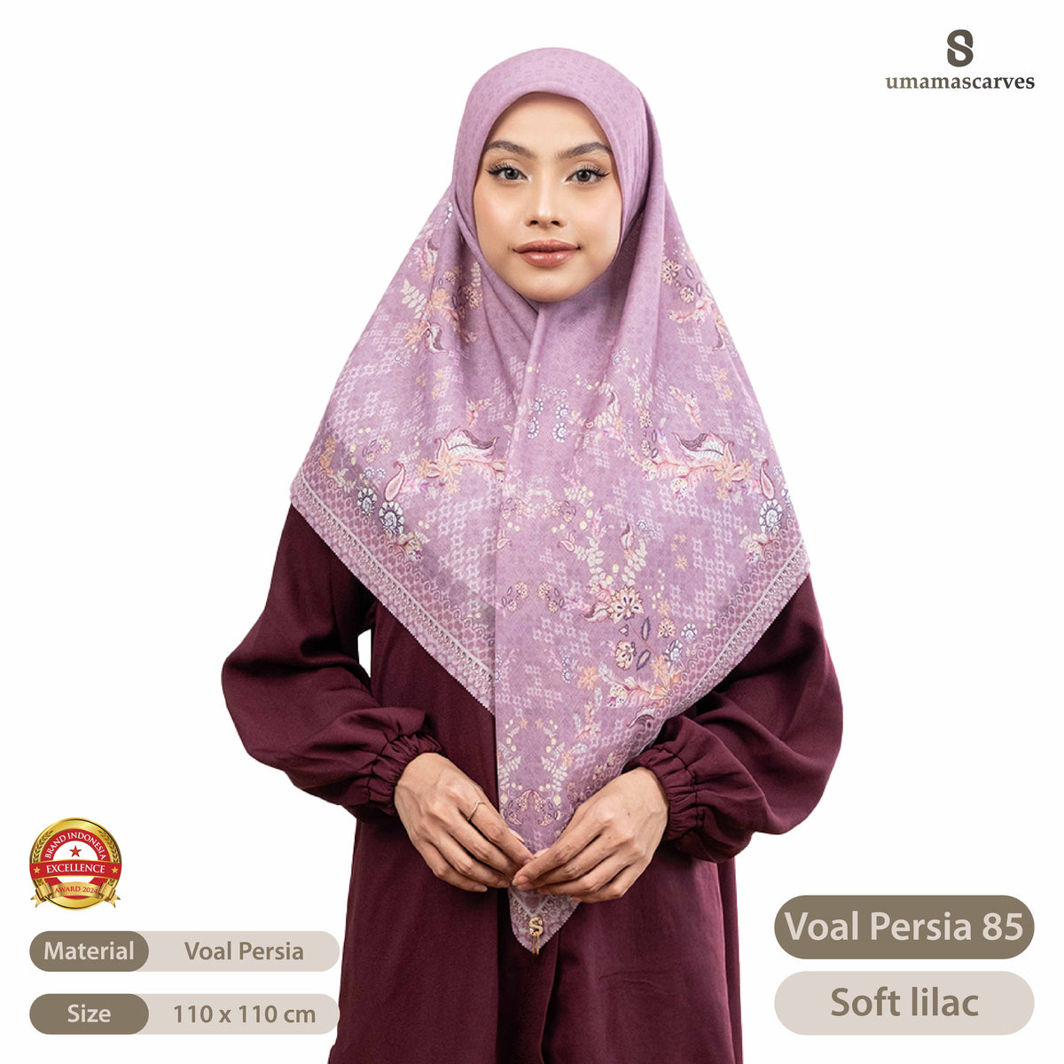 Umama Scarves - Voal Persia Digital Logo ( S )