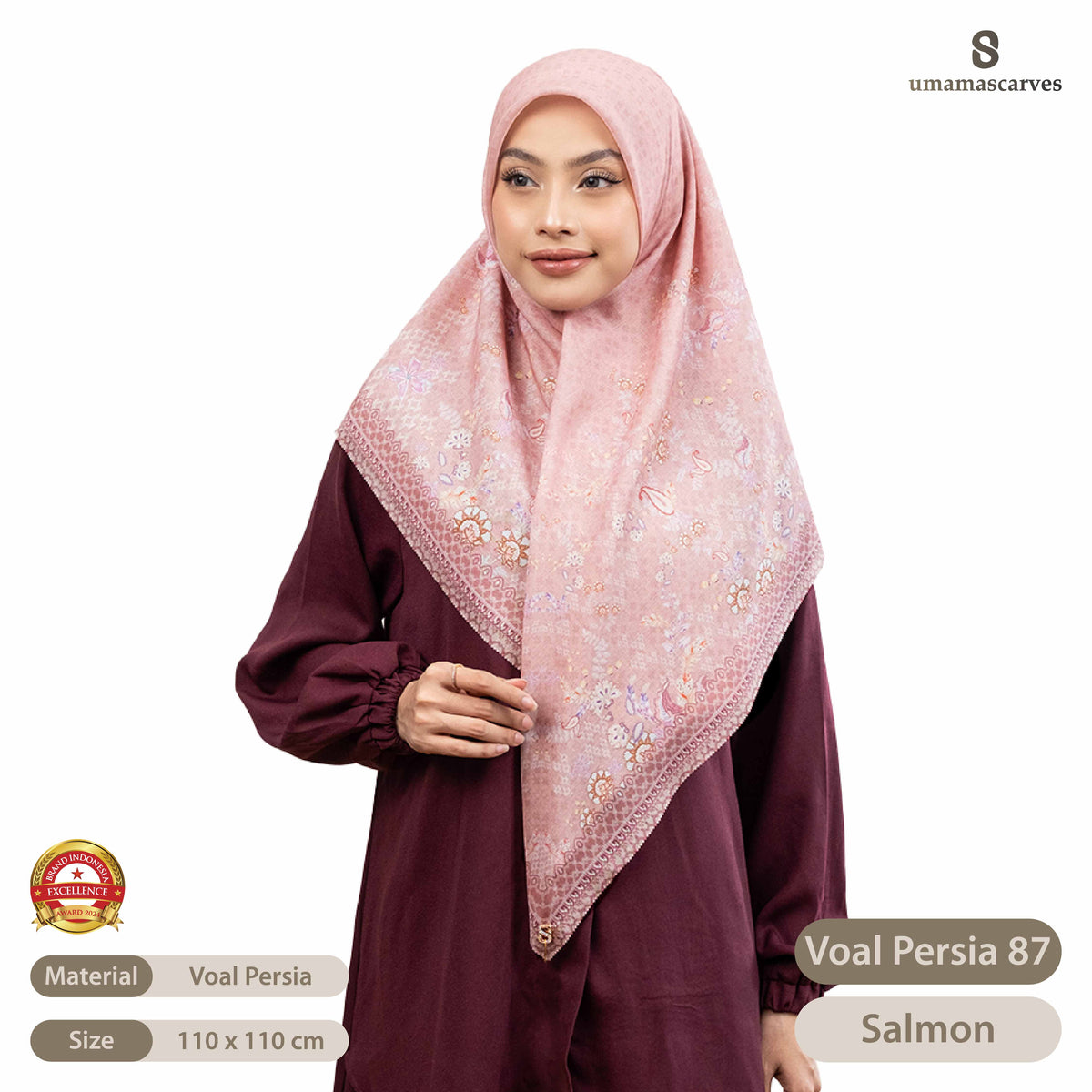 Umama Scarves - Voal Persia Digital Logo ( S )