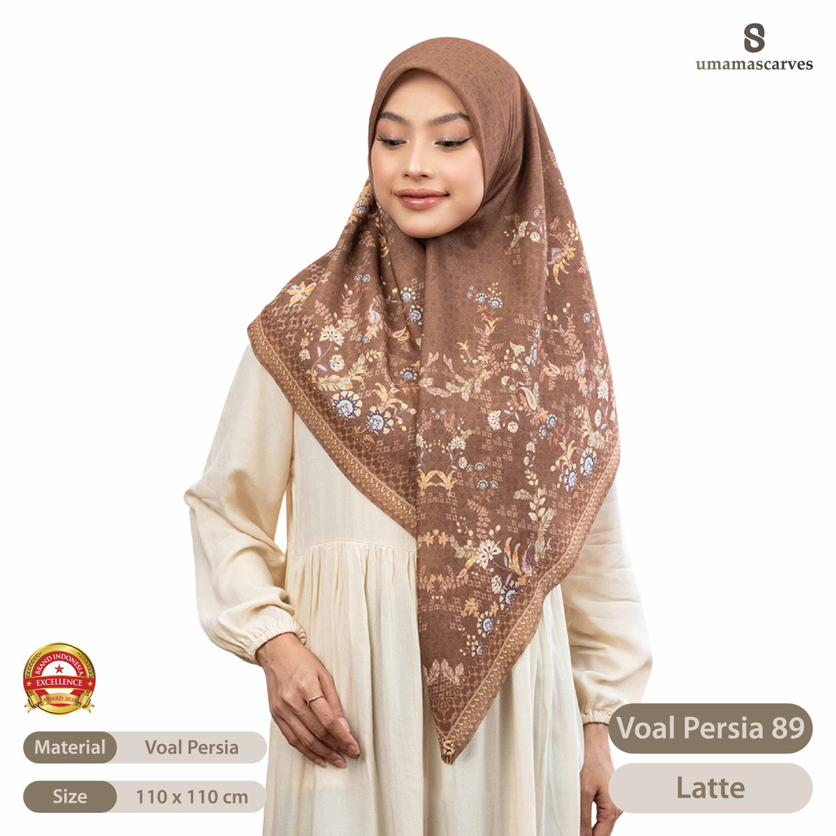 Umama Scarves - Voal Persia Digital Logo ( S )