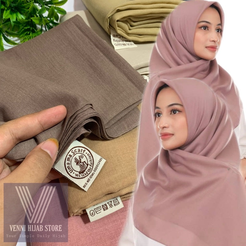 Umama Scarves Hijab Polos Blue