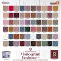 Umamascarves - Hijab Sultan Emboss Monogram Logo S (Hanya Bisa Pilih Warna, Motif RANDOM)