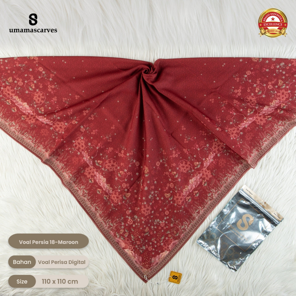 Umama Scarves - Voal Persia Digital Logo ( S )