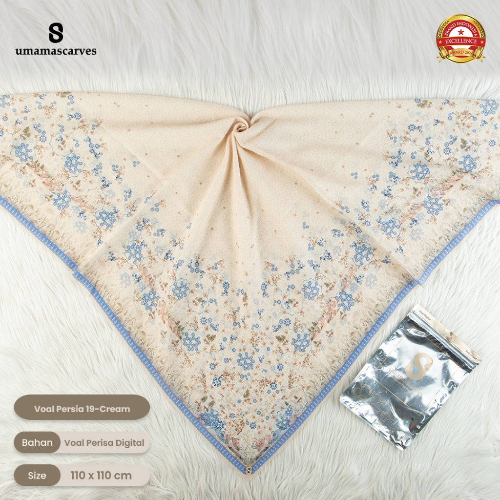 Umama Scarves - Voal Persia Digital Logo ( S )