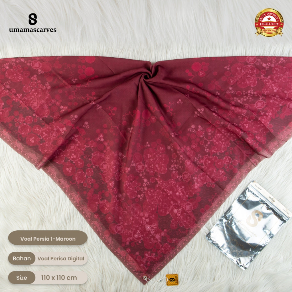 Umama Scarves - Voal Persia Digital Logo ( S )