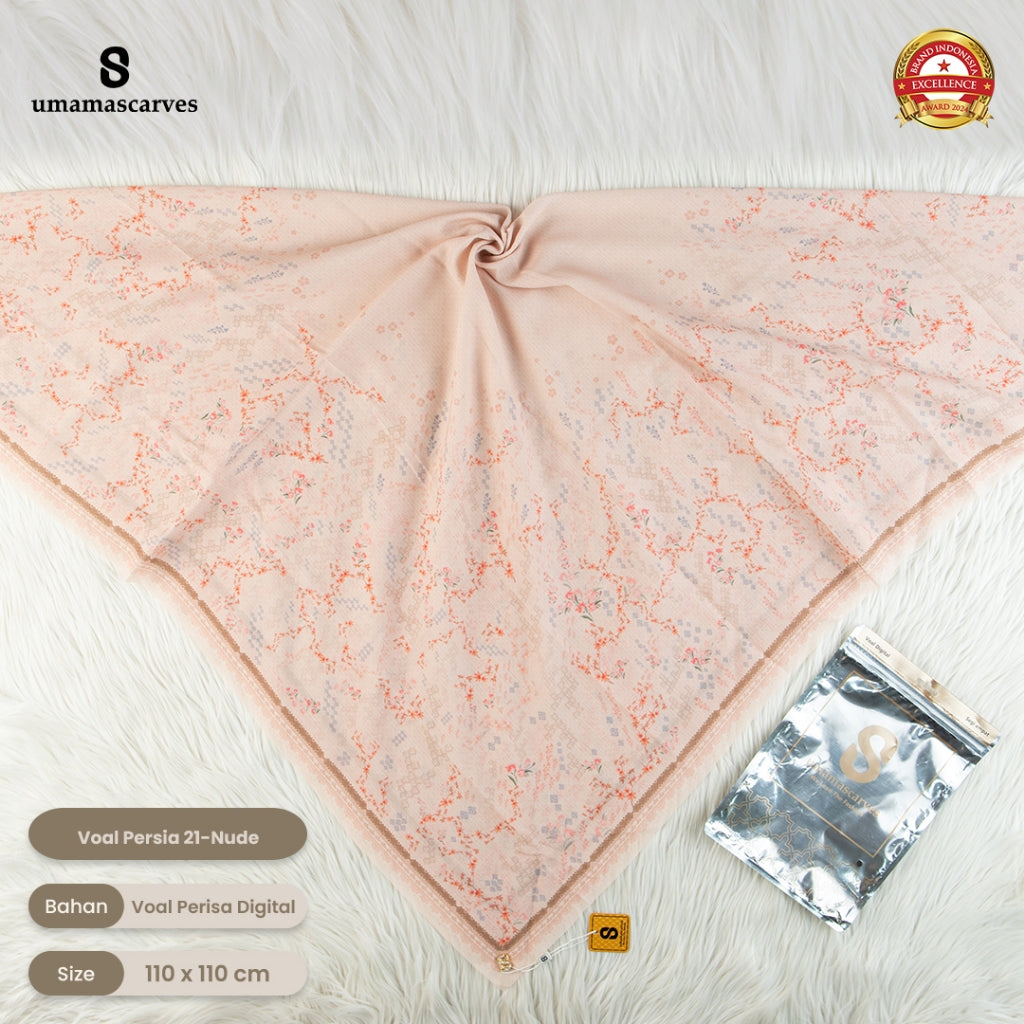 Umama Scarves - Voal Persia Digital Logo ( S )