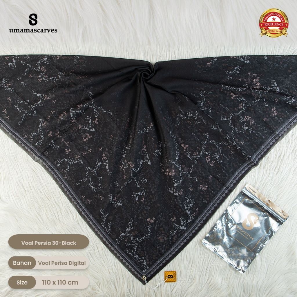 Umama Scarves - Voal Persia Digital Logo ( S )