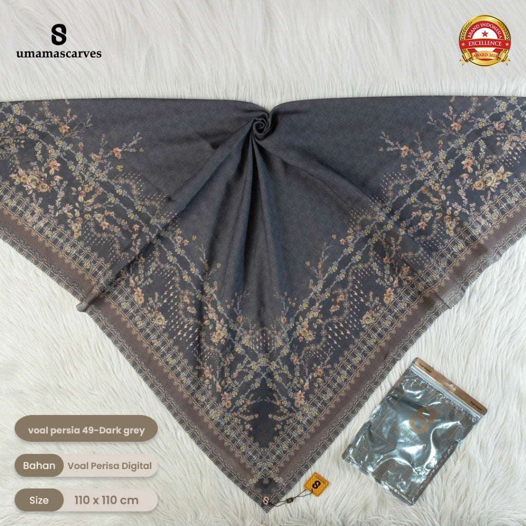 Umama Scarves - Voal Persia Digital Logo ( S )