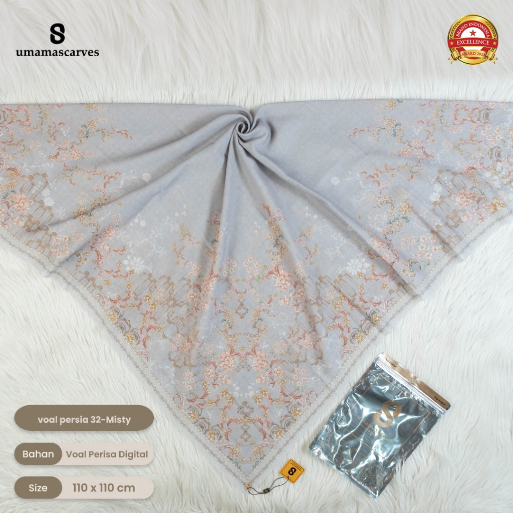Umama Scarves - Voal Persia Digital Logo ( S )