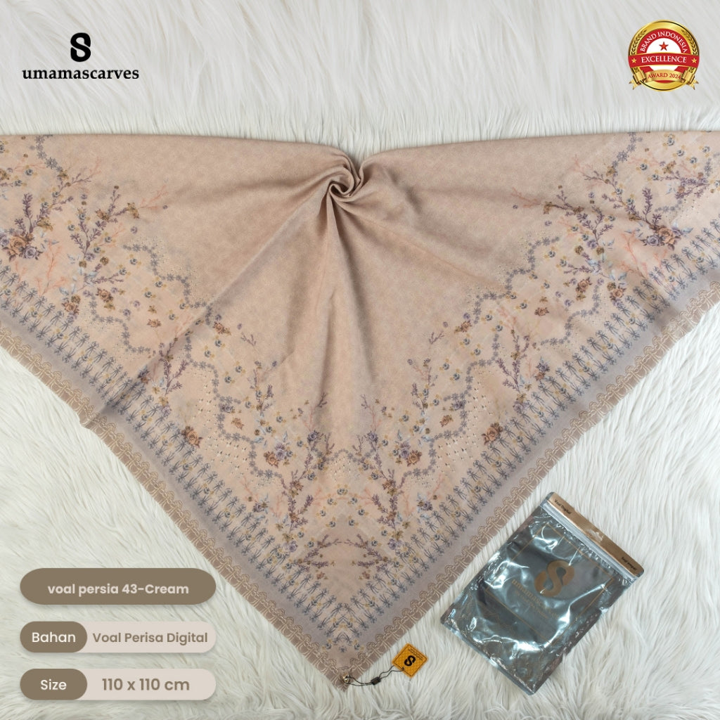 Umama Scarves - Voal Persia Digital Logo ( S )