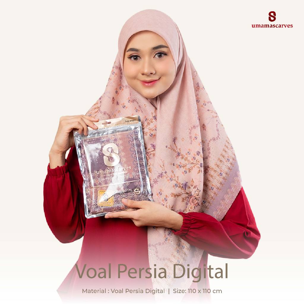 Umama Scarves - Voal Persia Digital Logo ( S )